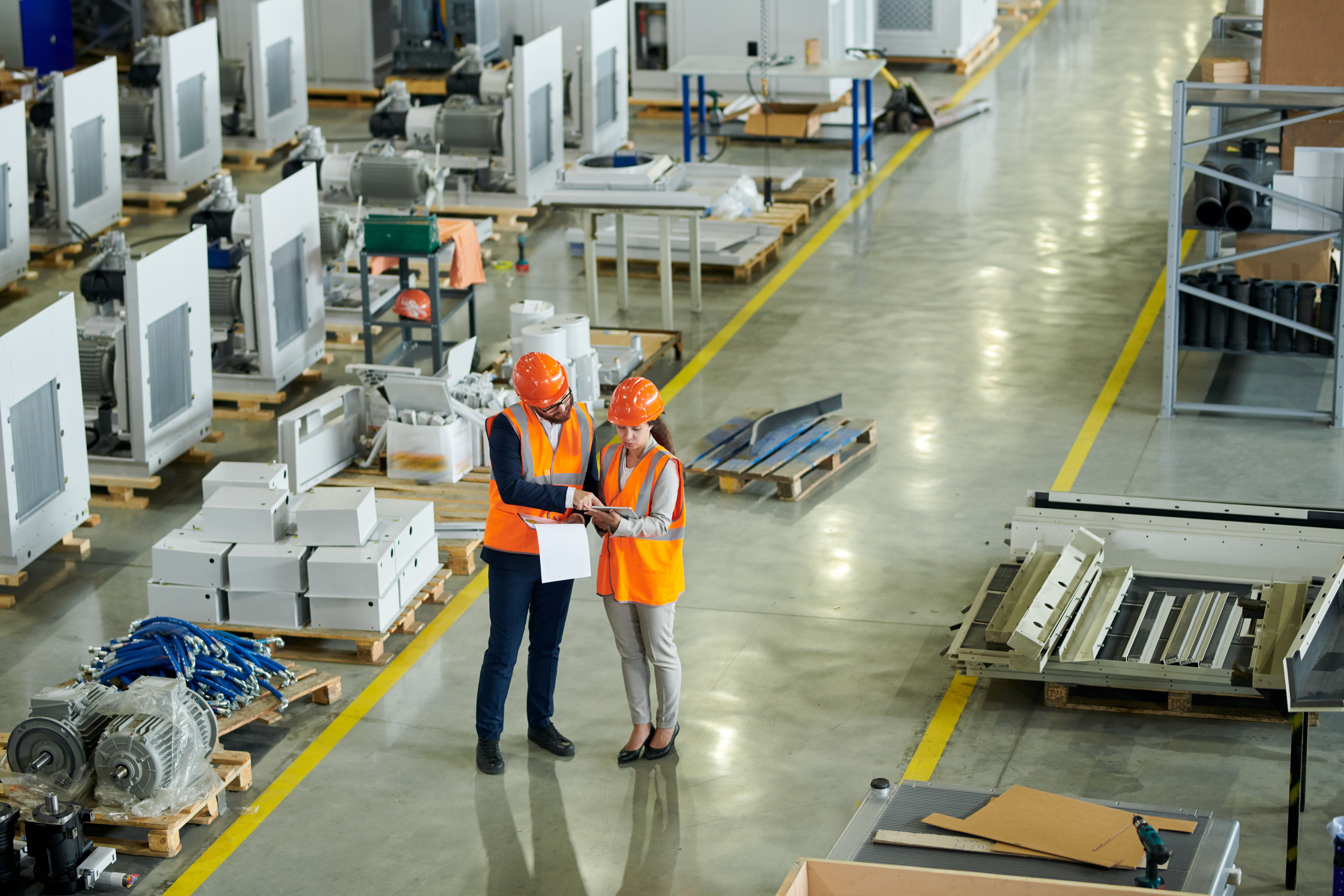 Commercial & Industrial Scrap Metal Recycling Safety Inspection at Plant