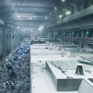 Scrap metal recycling depot